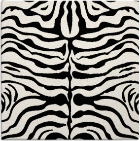 Flatten Zebra Rug